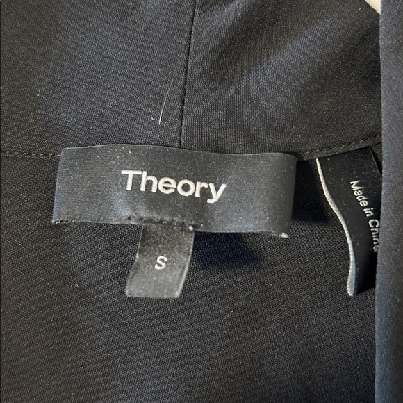 Theory Long Sleeve Silk Blouse - Picture 2 of 3